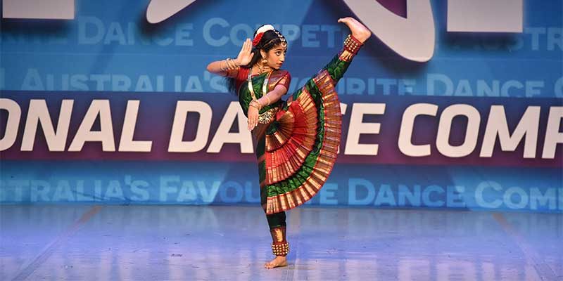 Arundhati Banerjee giving a dance recital