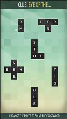 Screenshot of Bonza word puzzle
