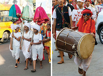 Inter-faith religious parade at Boscoree Peace Rally