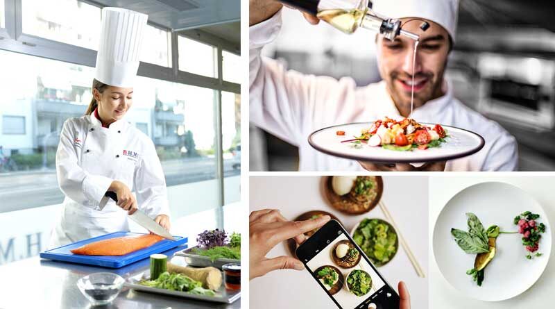 Chefs creating culinary art