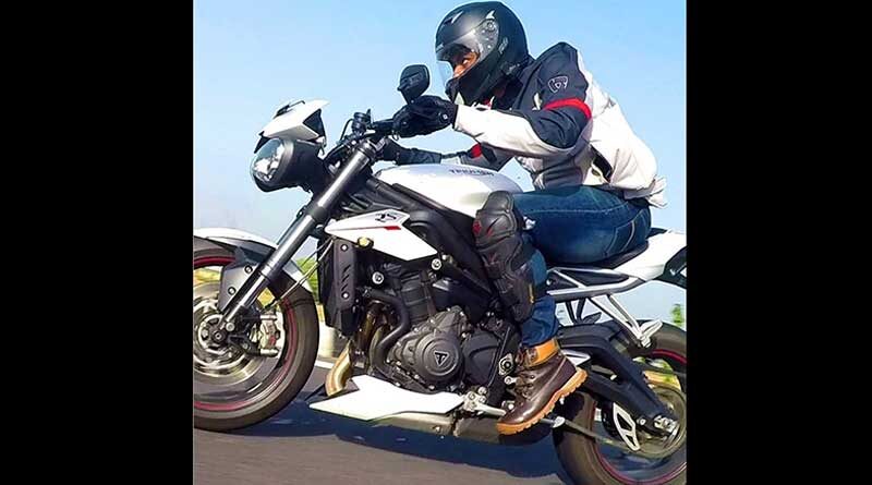 Deon rides his Triumph Street Triple RS 2018
