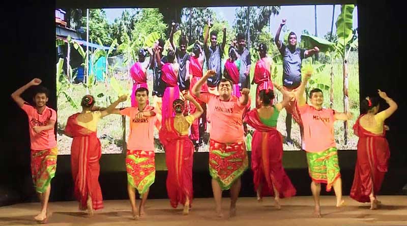 Dancers performing an East Indian Koli Dance