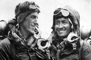 Edmund Hillary and Tenzing Norgay