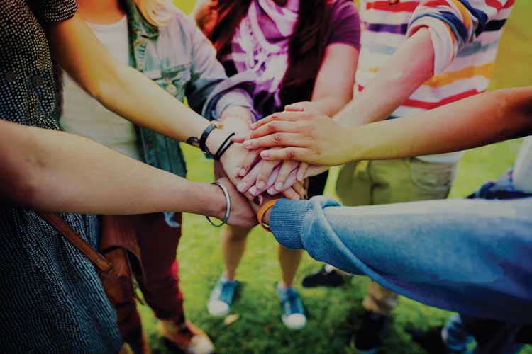 Friendship and unity concept