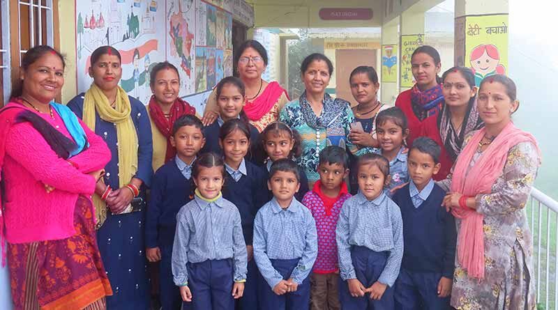 The teachers, the students and their mothers form a big family