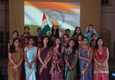 Students of J. N. Tata Parsi Girls’ High School & Jr College, Nagpur on Independence Day