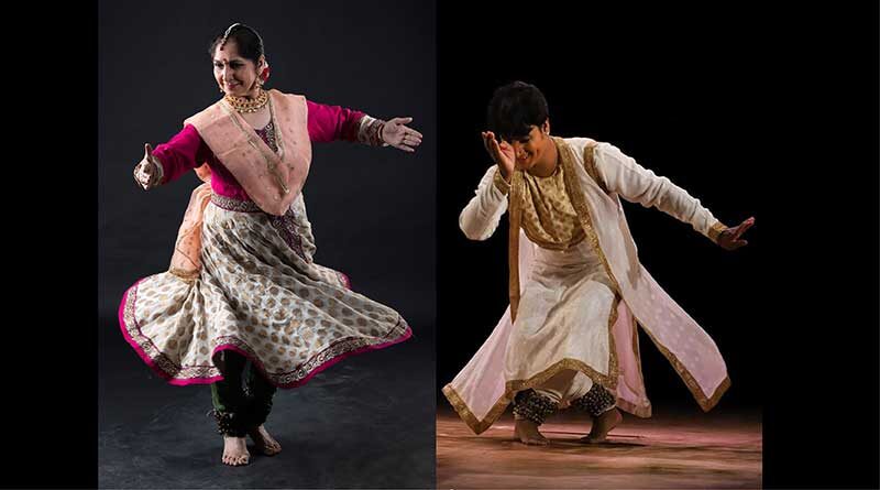 Kathak dance being performed