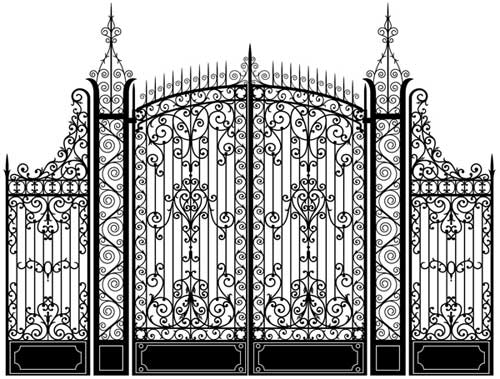 Fancy high gate