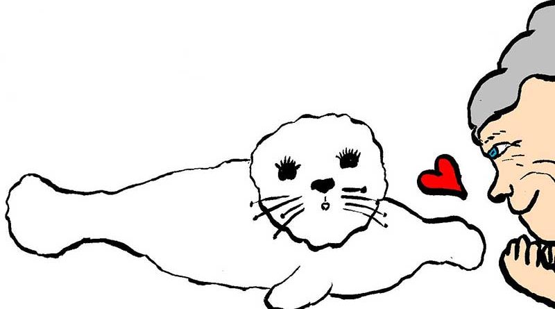 Illustration of Paro, the robotic seal