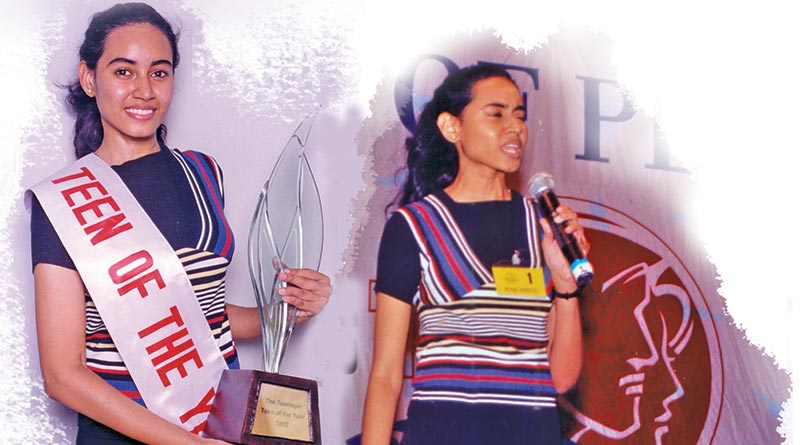 Pearl D'Souza at the Teen of the Year 2002 event