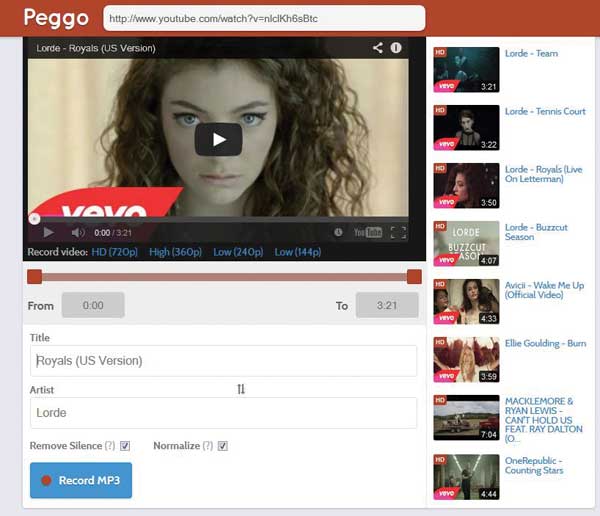 Peggo.co web app