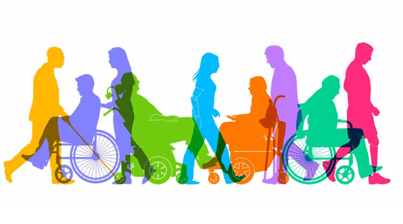 Illustration of persons with disabilities