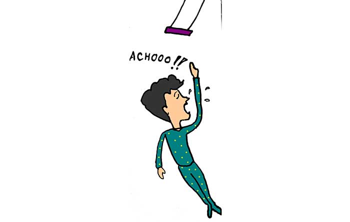 Illustration of Fernando the Fearless trapeze artist