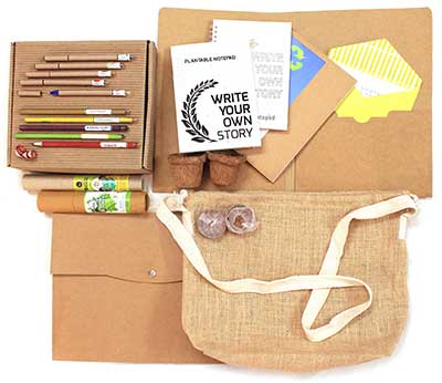 Eco-friendly stationery gifts