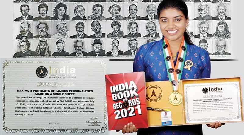 Sini Rossario India Book of Records