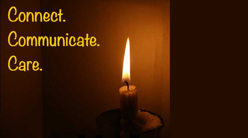 Candle in the darkness