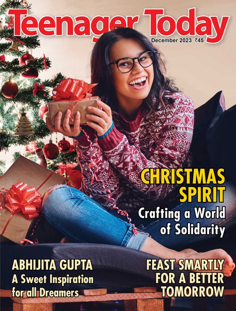 Cover of the December 2023 issue of The Teenager Today — a Christmas Special!