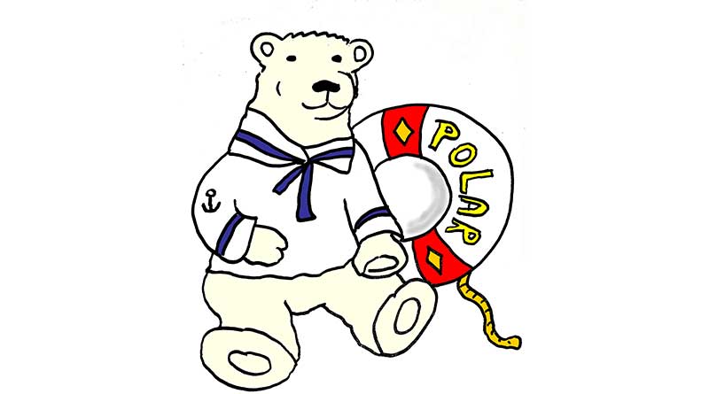 Illustration of Polar the teddy bear