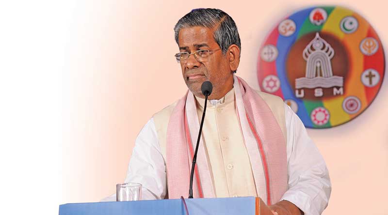 Varghese Alengaden at Universal Solidarity Movement in INdore