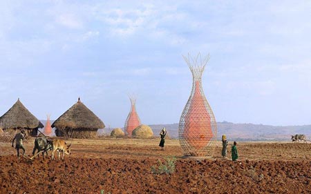 WarkaWater harvesting structure