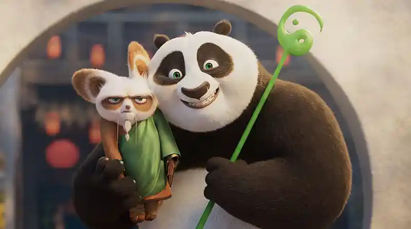 Screenshot of the movie Kung Fu Panda 4
