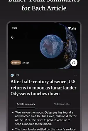 Otherweb AI News screenshot
