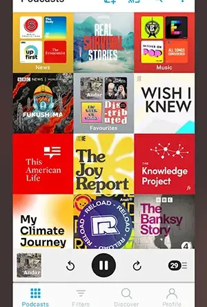 Pocket Casts podcast app