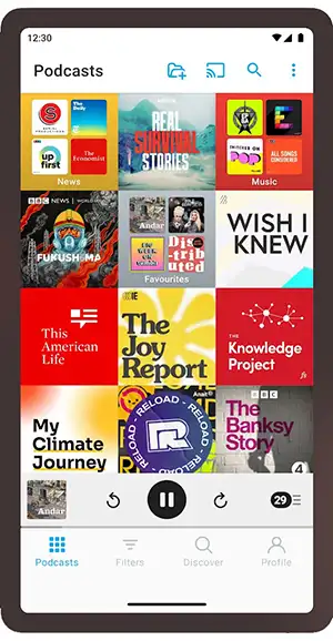 Pocket Casts podcast app