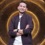Ritesh Agarwal on the set of Shark Tank