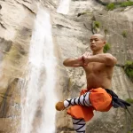 Martial artist performing Shaolin Kung Fu