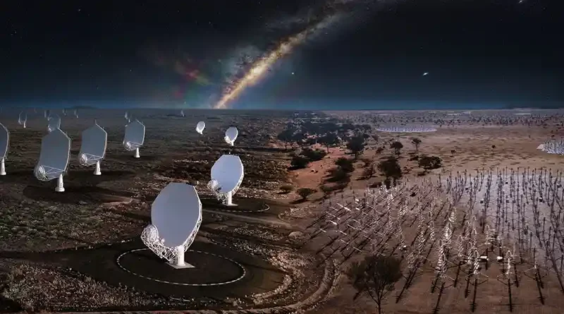 Square Kilometre Array radio telescopes