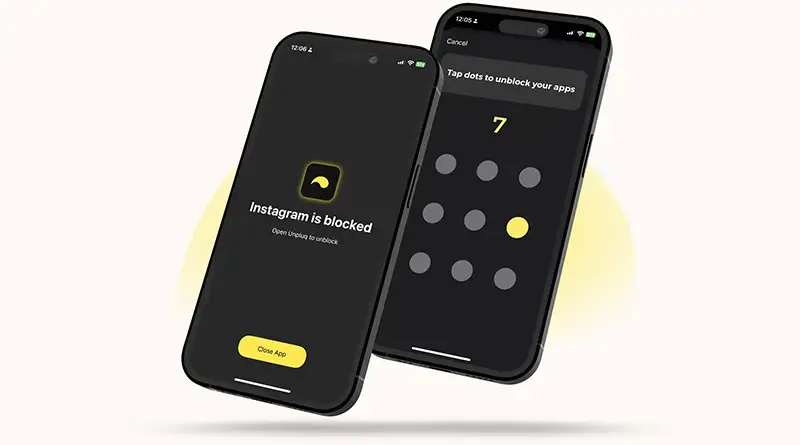 Unpluq: Control Your Time app on smartphone